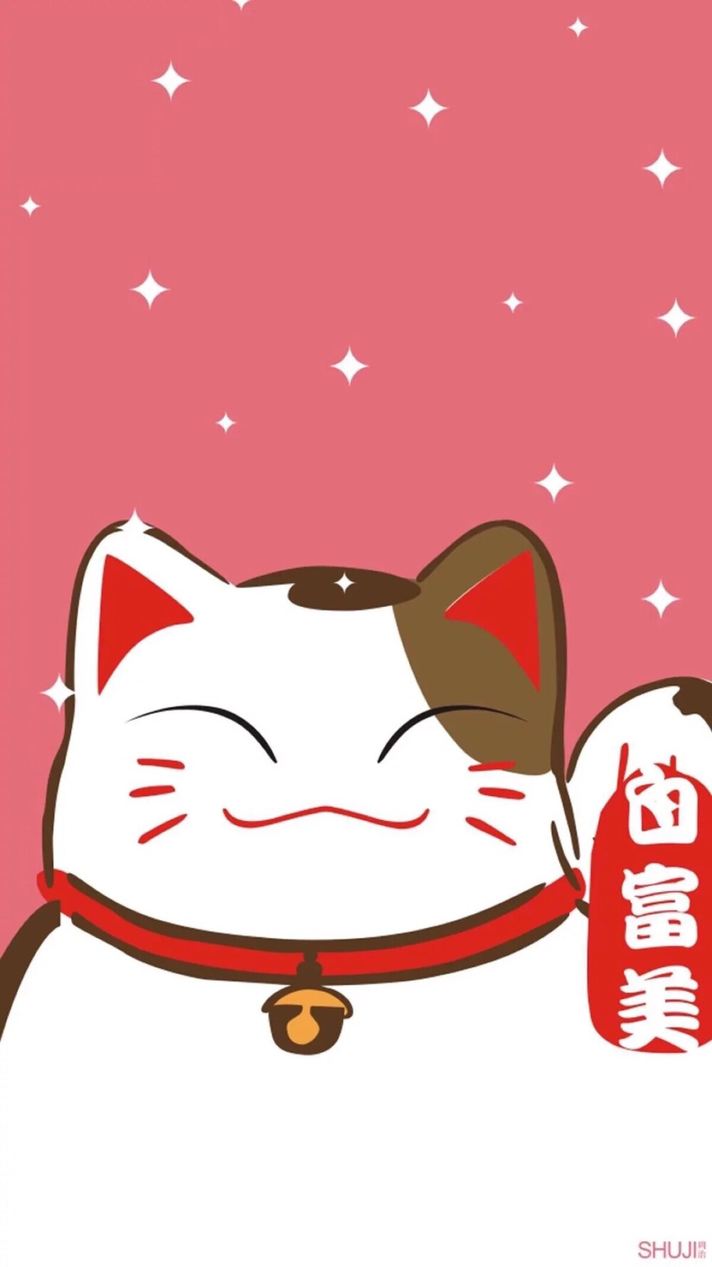 招财猫壁纸