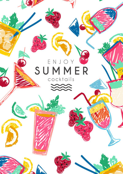 A4 enjoy summer cocktails