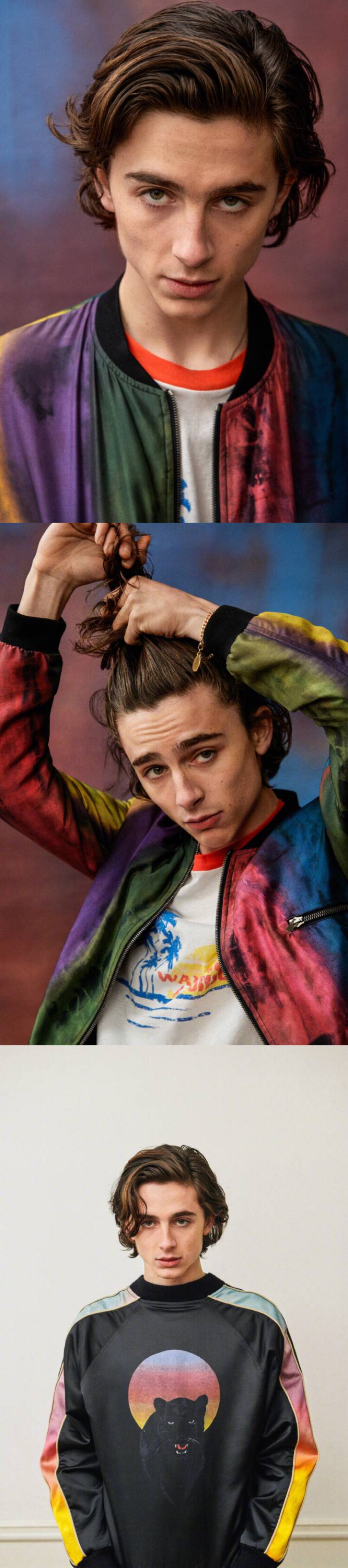 甜茶Timothée Chalamet登上《GQ》三月刊新写真