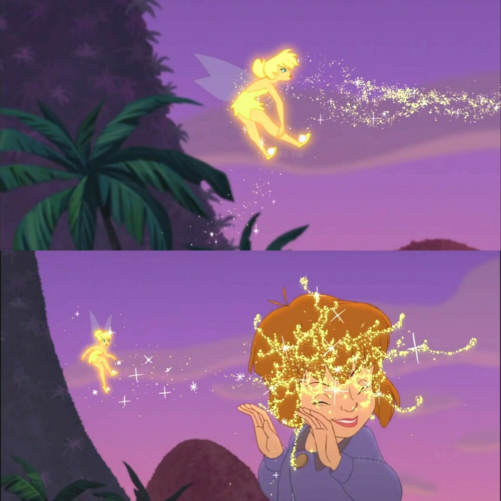 《小飞侠2 · 梦不落帝国》自截自调 Jenny 小叮当 动漫 背景图头像 （答应我，拿图注明出处 微博：@晨子橘 ฅ ̳͒•ˑ̫• ̳͒ฅ♡爱你们