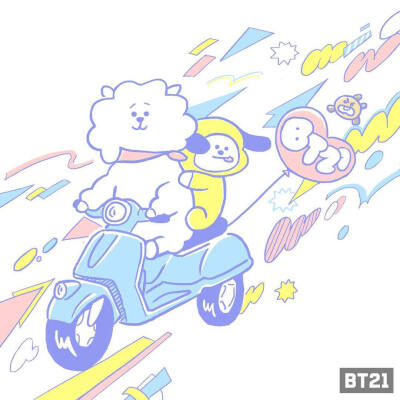 BT21
Van Koya RJ Shooky Mang Chimmy TATA Cooky