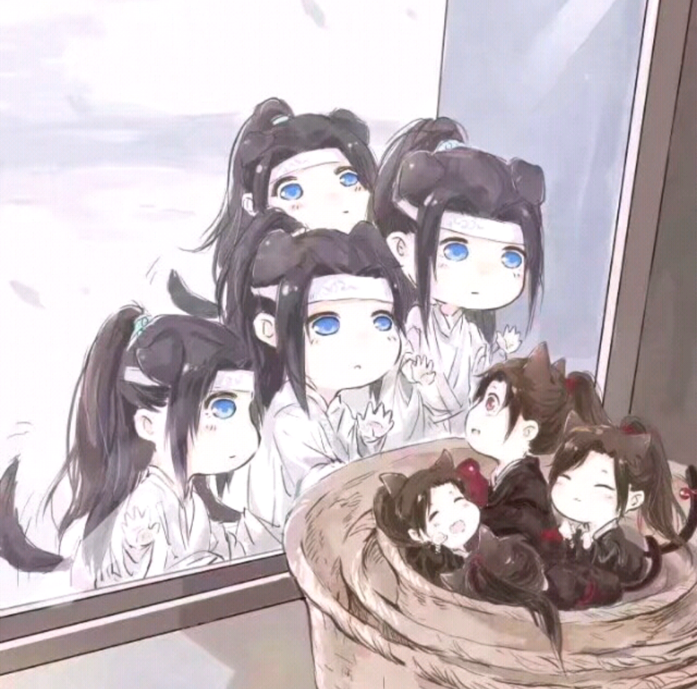 蓝湛你的狼尾巴收一收。