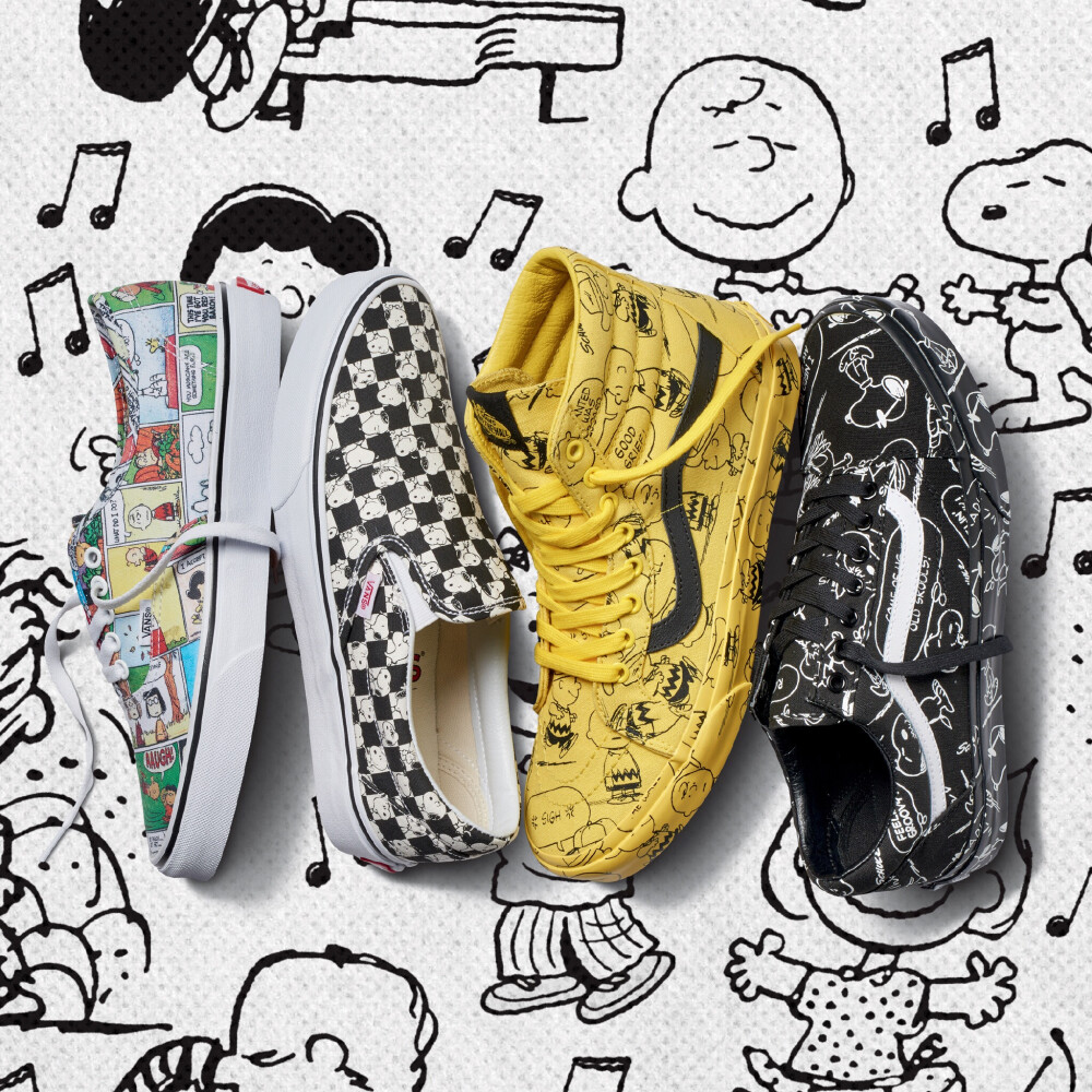 黑白极简。Vans X Peanuts联名系列。职业滑板系列。军事元素系列。