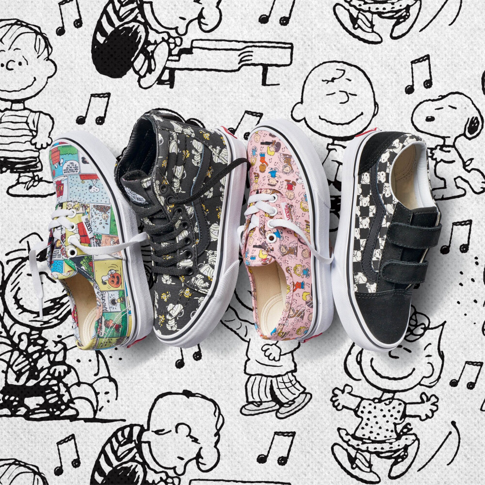 黑白极简。Vans X Peanuts联名系列。职业滑板系列。军事元素系列。