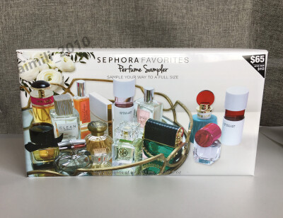 新品～美 sephora 香水套装试管14支 加正装香水