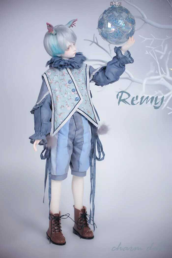 8折~CharmDoll【CD】Remy 瑞米 1/4 男娃 45CM SD bjd娃娃 全套