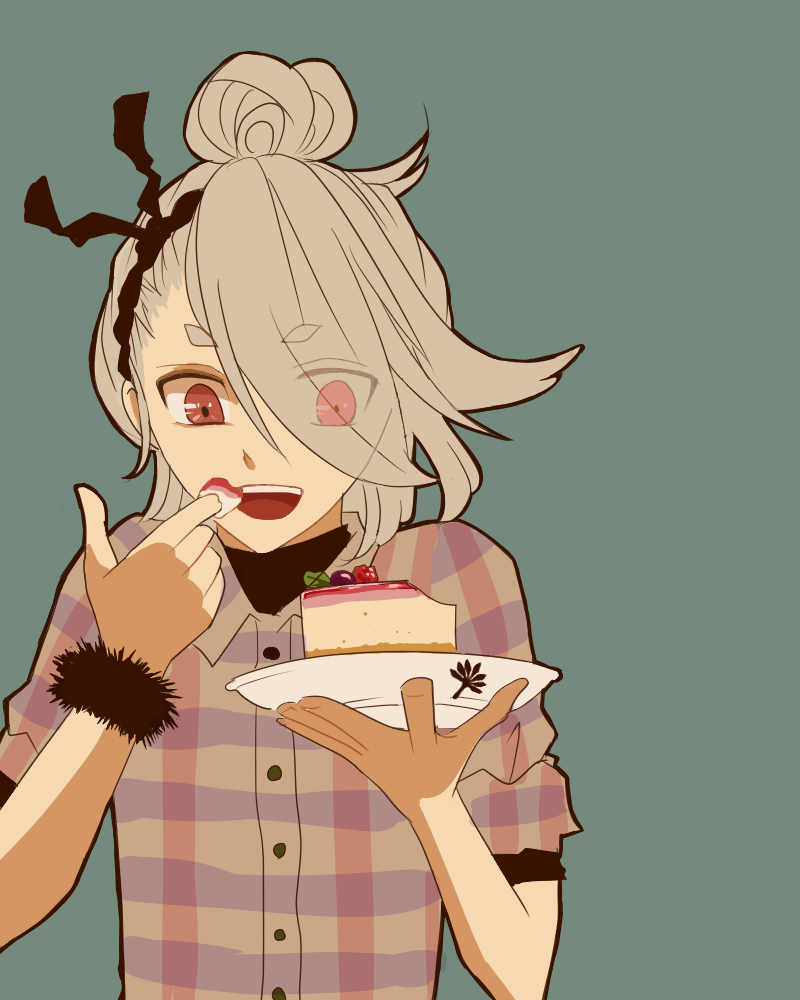 刀剑乱舞 刀剑男士 短刀蛋糕系列 今剑 绘师:優起(pixiv id=12104609)