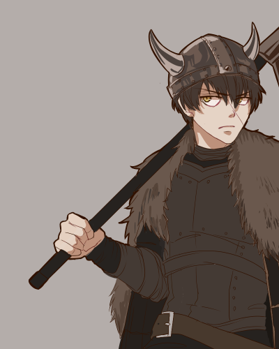 刀剑乱舞 刀剑男士 民族衣装系列 同田贯正国 绘师：優起（pixiv id=12104609） 本作品pixiv id=57003107