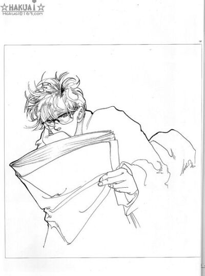 插画·欧美·黑白·复古