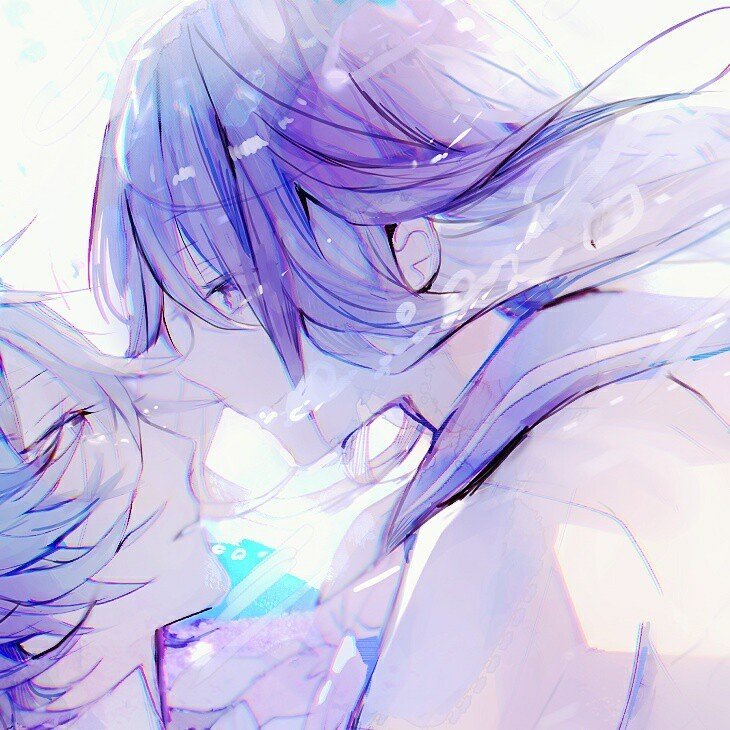 动漫 情侣头像【自截】二次元 情侣图片
