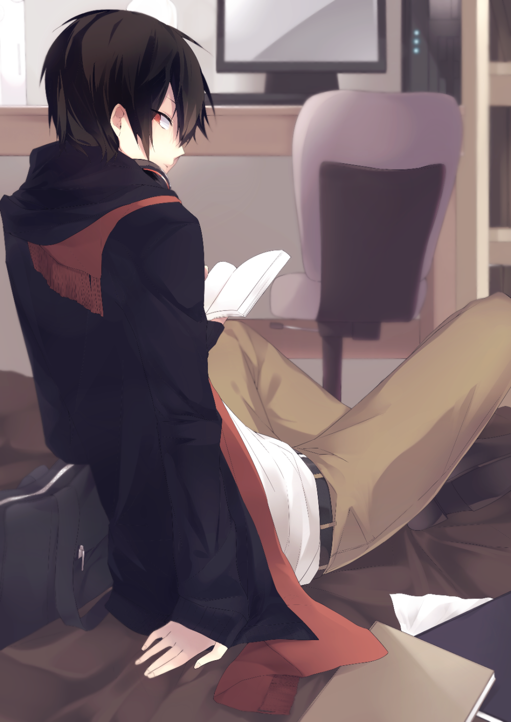 二次元 卡通动漫 帅气 男生头像。