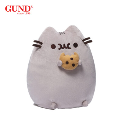 GUND 可爱猫咪 胖吉猫 抱枕毛绒玩具