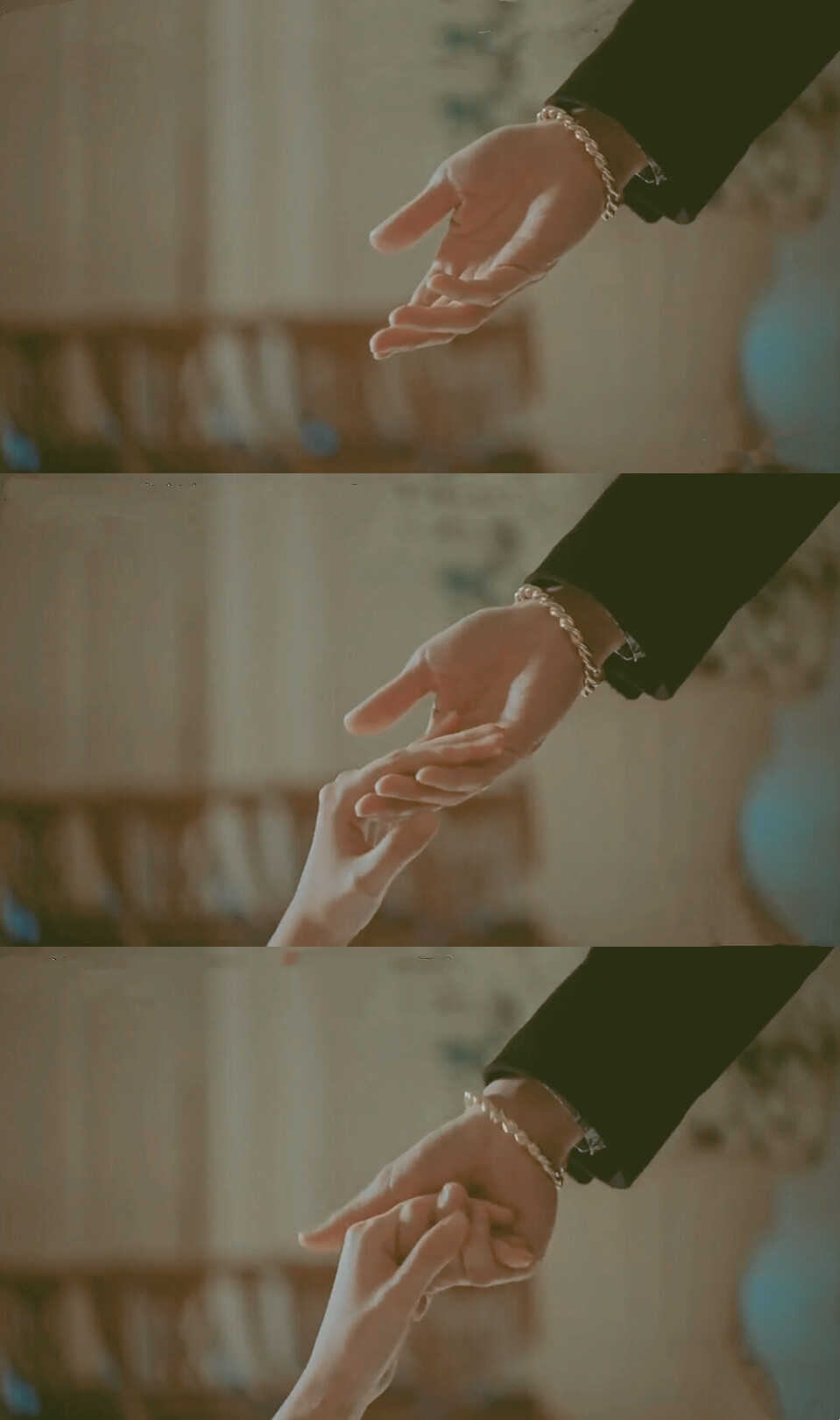 ♡执子之手 与子偕老 手机壁纸 花游记 拼接壁纸