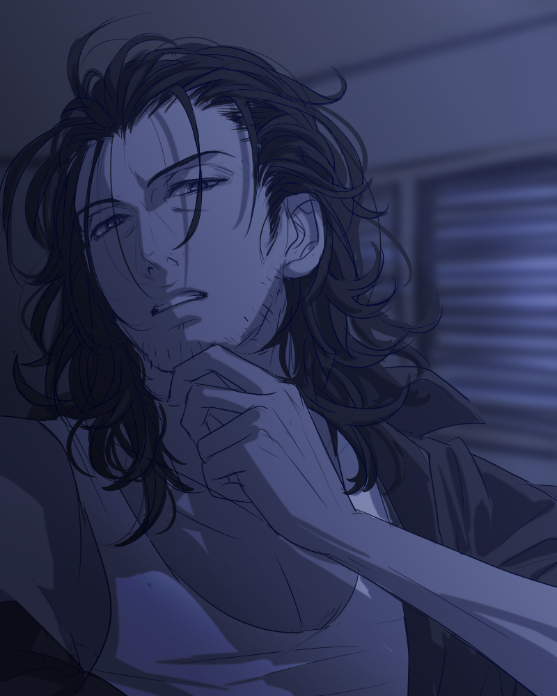 刀剑乱舞 刀剑男士 添い寝系列 日本号 绘师:优起