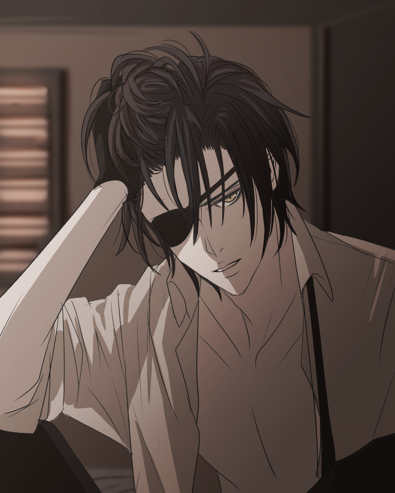 刀剑乱舞 刀剑男士 添い寝系列 烛台切光忠 绘师:優起(pixiv id=