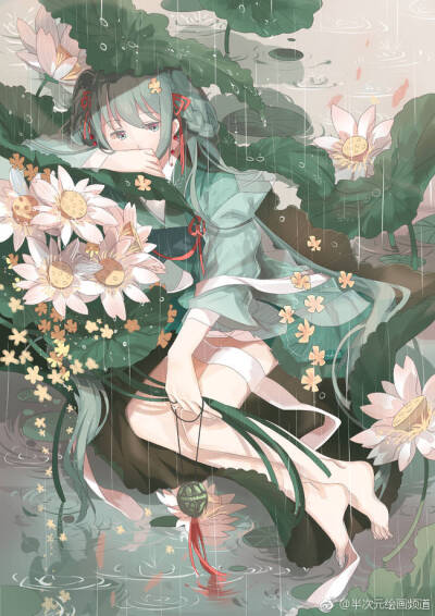 @萧诺-shuno 丰富的色彩和多样的构图让人眼前一亮~绘师笔下的#VOCALOID#超治愈的~【更多TA的美图戳】http://t.cn/RR6uuzp ​​​