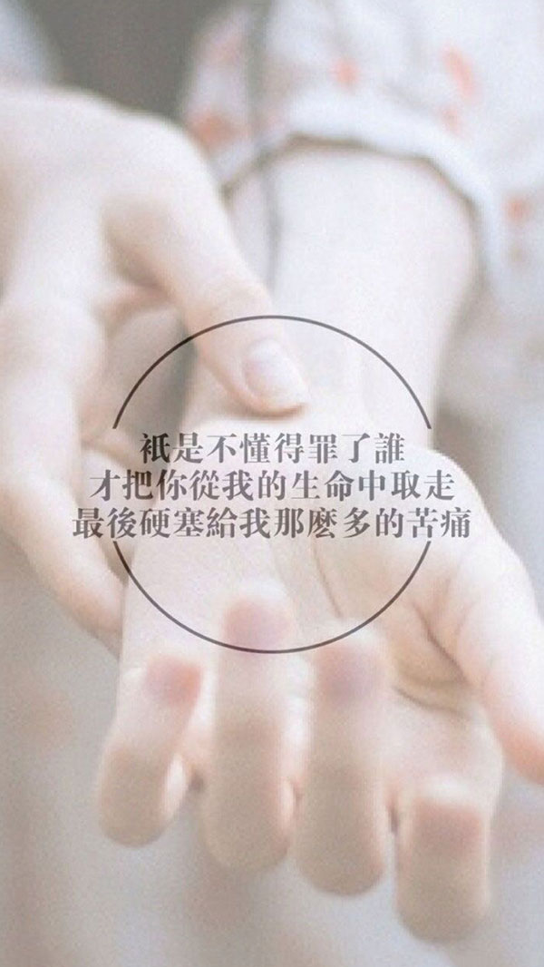 文字 壁纸 情话句 组图 清新 