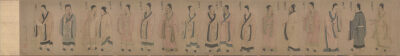 中国古代名画。国画。