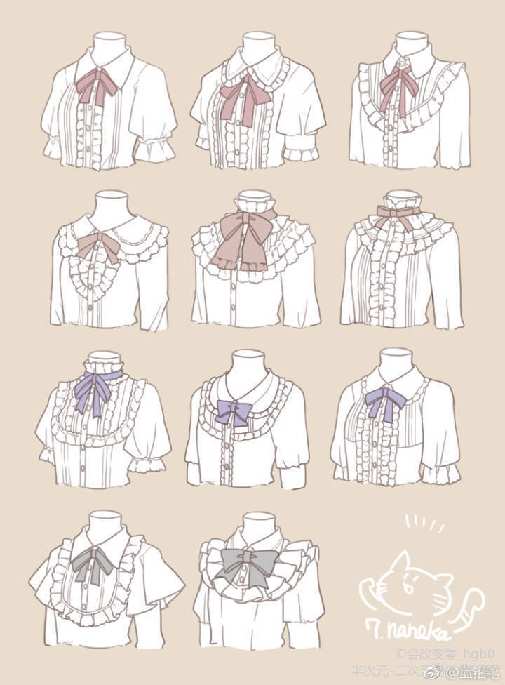 绘画素材衣服洋装素材