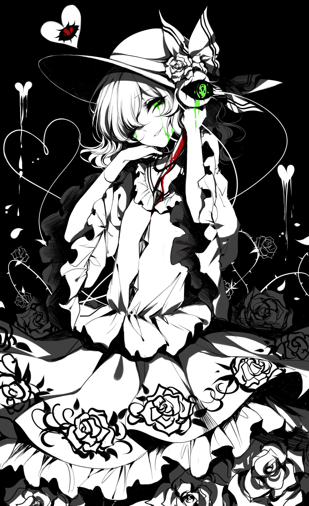 Tags: Fanart, Touhou, Komeiji Koishi, Pixiv, Fanart From Pixiv, Sheya