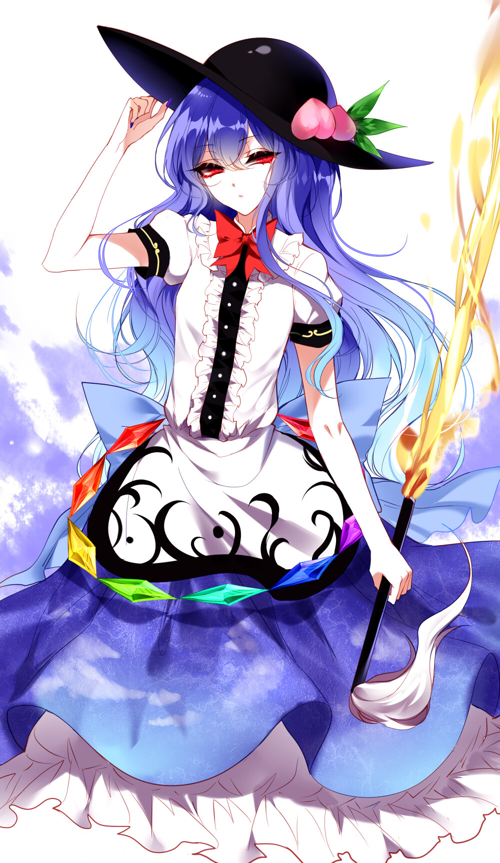 Tags: Fanart, Touhou, Hinanawi Tenshi, Pixiv, Fanart From Pixiv, Sheya