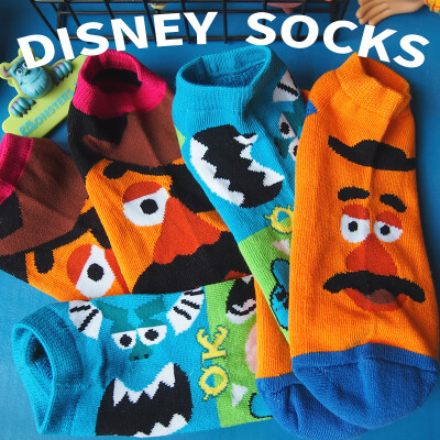 迪士尼人物 加绒船袜（¥15.00）