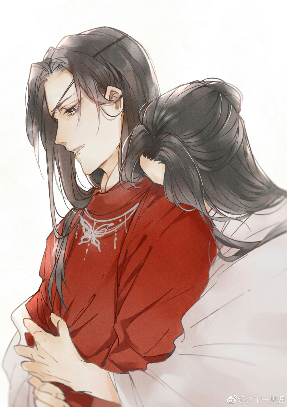 画师@夕下一隻貍 天官赐福 谢怜 花城