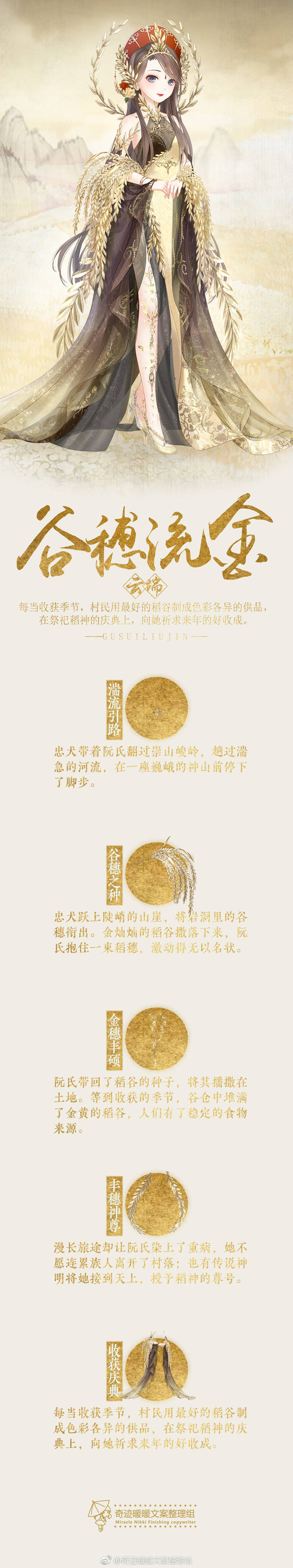 【云端帝国·谷穗流金】
#奇迹暖暖#
#奇迹暖暖文案# 