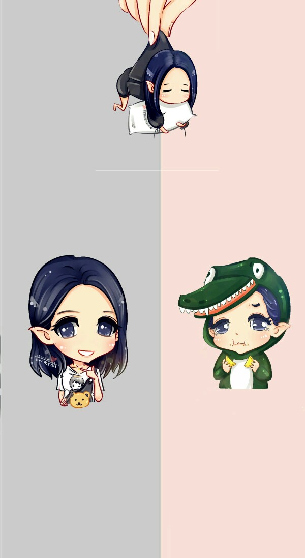 自制谢娜隔离区聊天背景