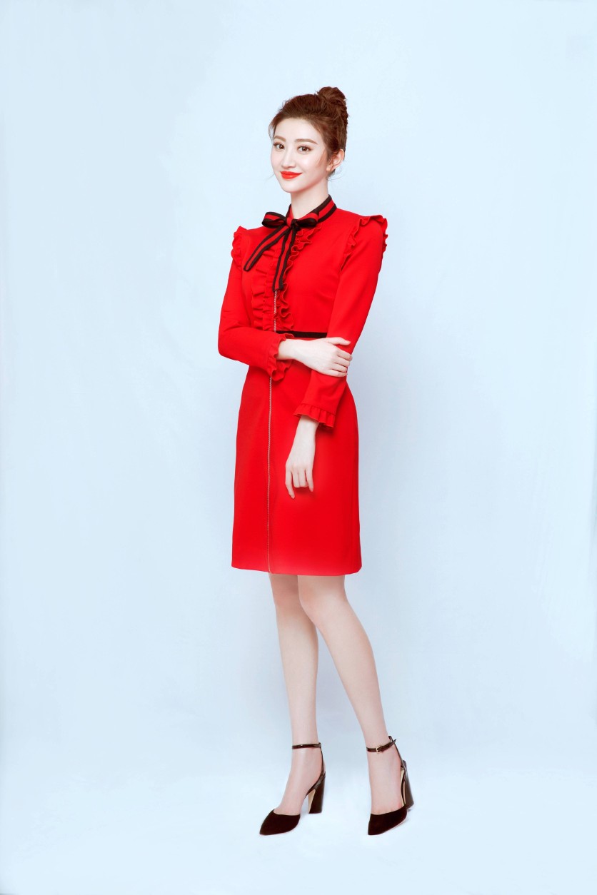 景甜2018中央电视台春节联欢晚会