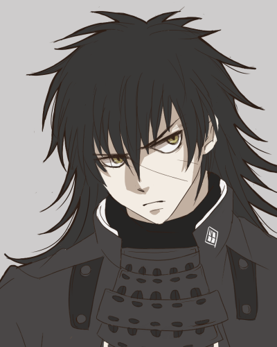 刀剑乱舞 刀剑男士 发型系列－长发 同田贯正国 绘师：優起（pixiv id=12104609） 本作品pixiv id=58657200
