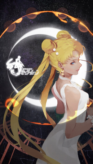 美少女战士 星月棒 壁纸 月野兔