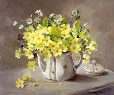 Anne Cotterill 女画家笔下的花朵 ​​​​