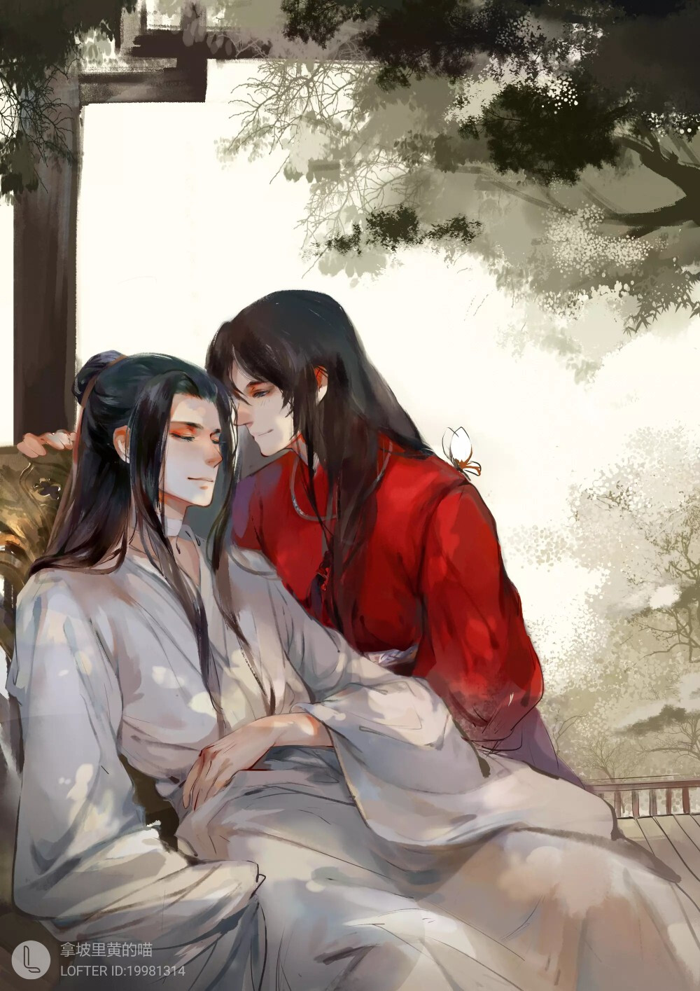 世中逢尔，雨中逢花