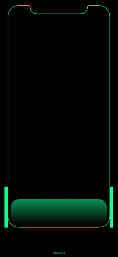 iPhoneX壁纸—抱图请留赞❤—@Heyeased—直接设置无需缩放—彩色dock栏系列—绿