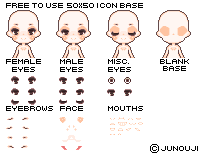 [FREE] 50x50 ICON BASE by Junouji