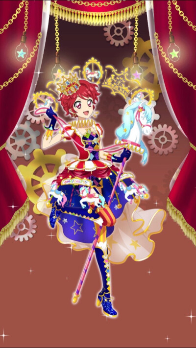 一之濑枫
气?。河钪娲?、泰迪熊与星星
组队：Tristar take off STAR☆ANIS
设计师：马塞尔（“MAGICAL TOY“的设计师）