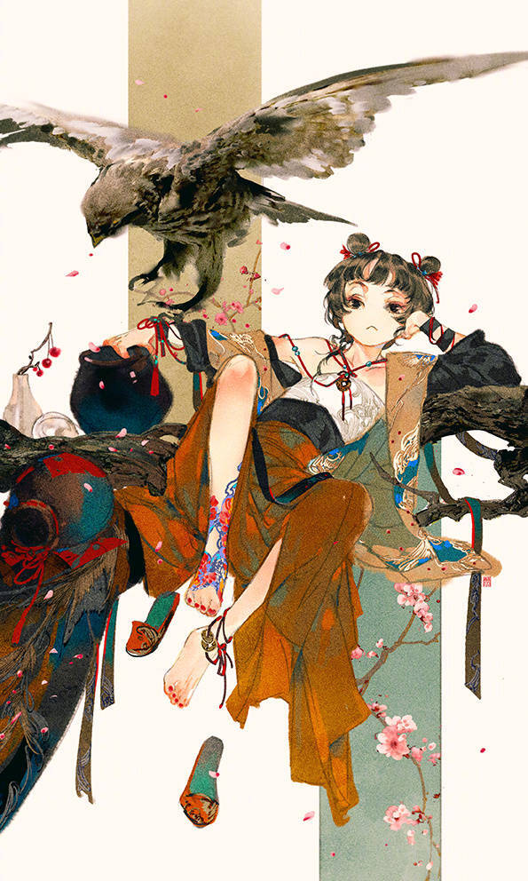 插画师『伊吹鸡腿子』