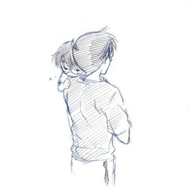 柯南眼睛已经睁不开，新一明显感觉到柯南的疲倦。
窝心的抱着他哄他入睡