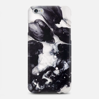 黑色油墨混合液体iPhone5s6s6plus苹果7plus手机壳硬壳i7保护套
