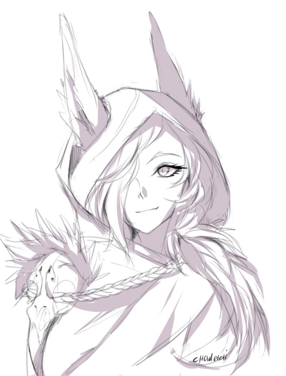 逆羽 霞【Xayah】英雄定位:射手adc。