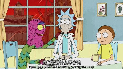 Rick and Morty
你需要什么尽管说