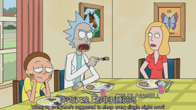 Rick and Morty
每天晚上都非要睡觉吗