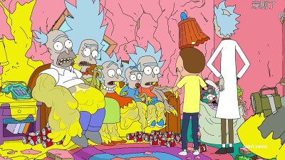 Rick and Morty 与 The Simpsons