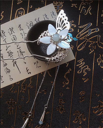 手工发簪古风清新简约~