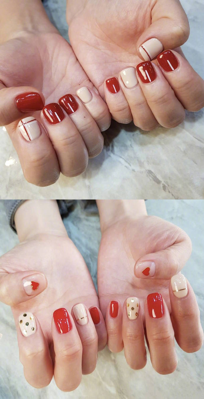 Nail | 红色系美甲 最保险的显白利器 ​​​​