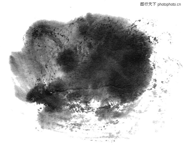 水墨风素材，背景，墨迹，泼墨山水，板写笔触，图网侵删