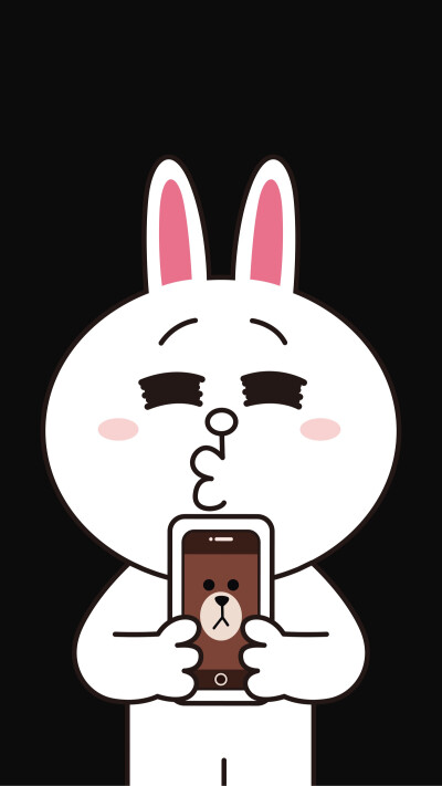 可妮兔 line 壁纸