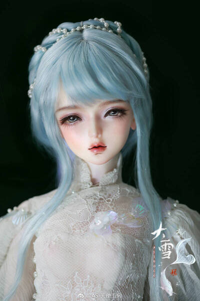 《大雪》冰雪美人 SD娃娃 BJD 玩具 人偶 壁纸 萌物