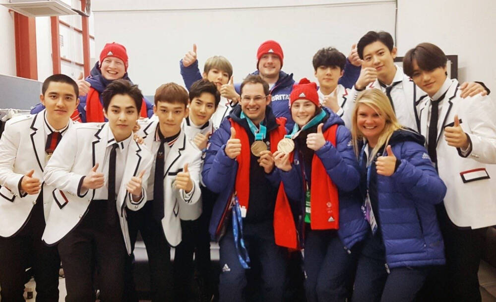 exo 平昌冬奥运会闭幕式